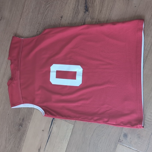 Red Houston Rockets Youth Basketball Jersey - Picture 2 of 3